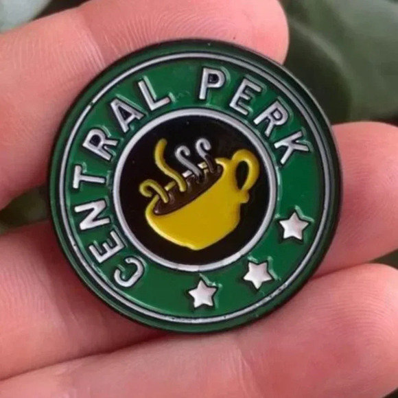 Brand new FRIENDS inspired "Central Perk" enamel lapel pin brooch - Picture 1 of 1